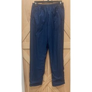 Gore Tex Fabrics Windbreaker Navy Pants Mens Extra Large (30x33)Pull On Outdoor
